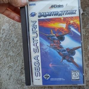 Sega Saturn  galactic attack 1995 game like new